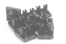 Klemmbaustein Technik 49131 Plate 2x2 Inverted W. 2 Snap 8er Set