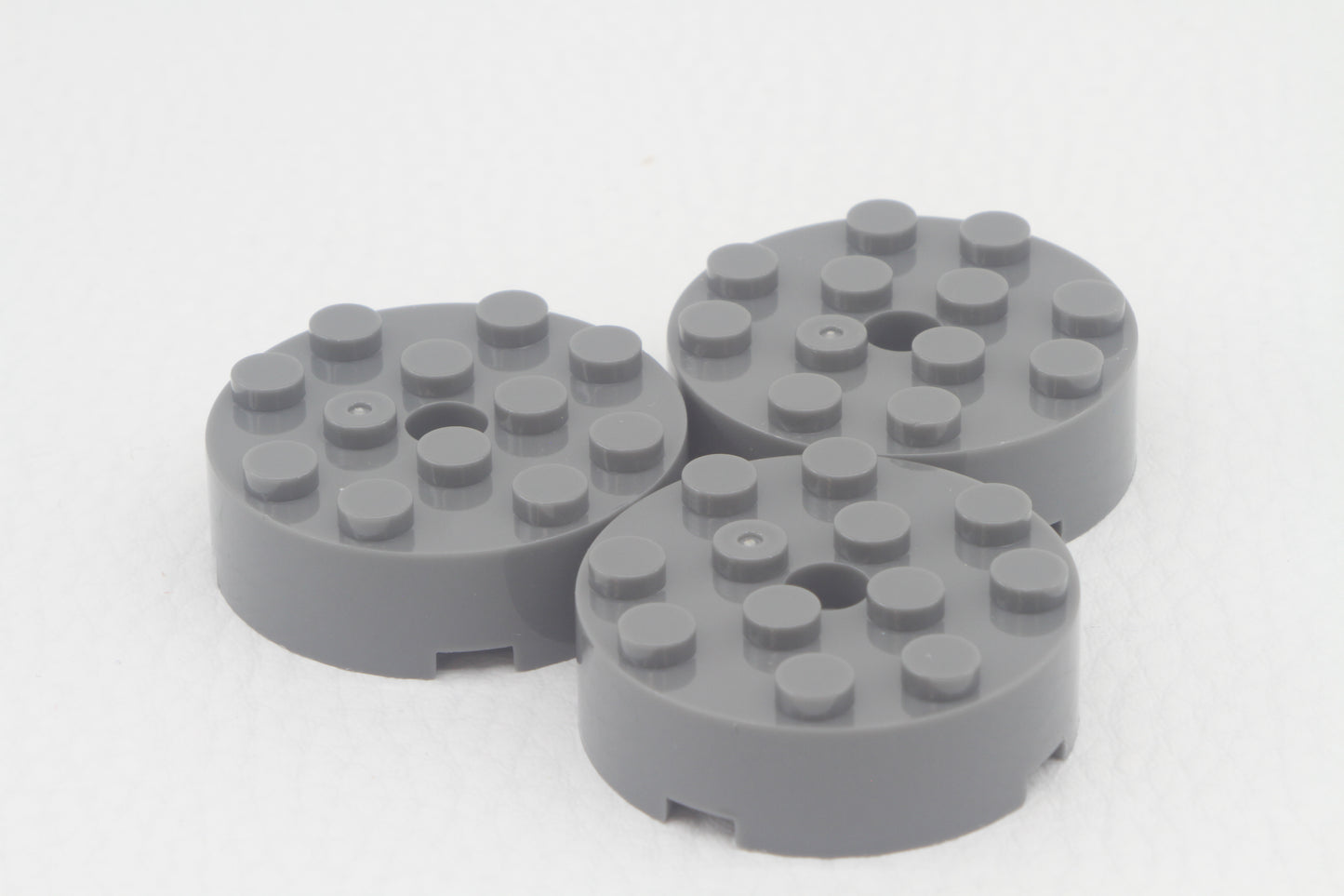Klemmbaustein 87081 Brick 4x4 Round 3er Set