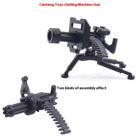 Klemmbaustein WW2  Gatling Maschinengewehr #4 Army Militär Arme Bundeswehr